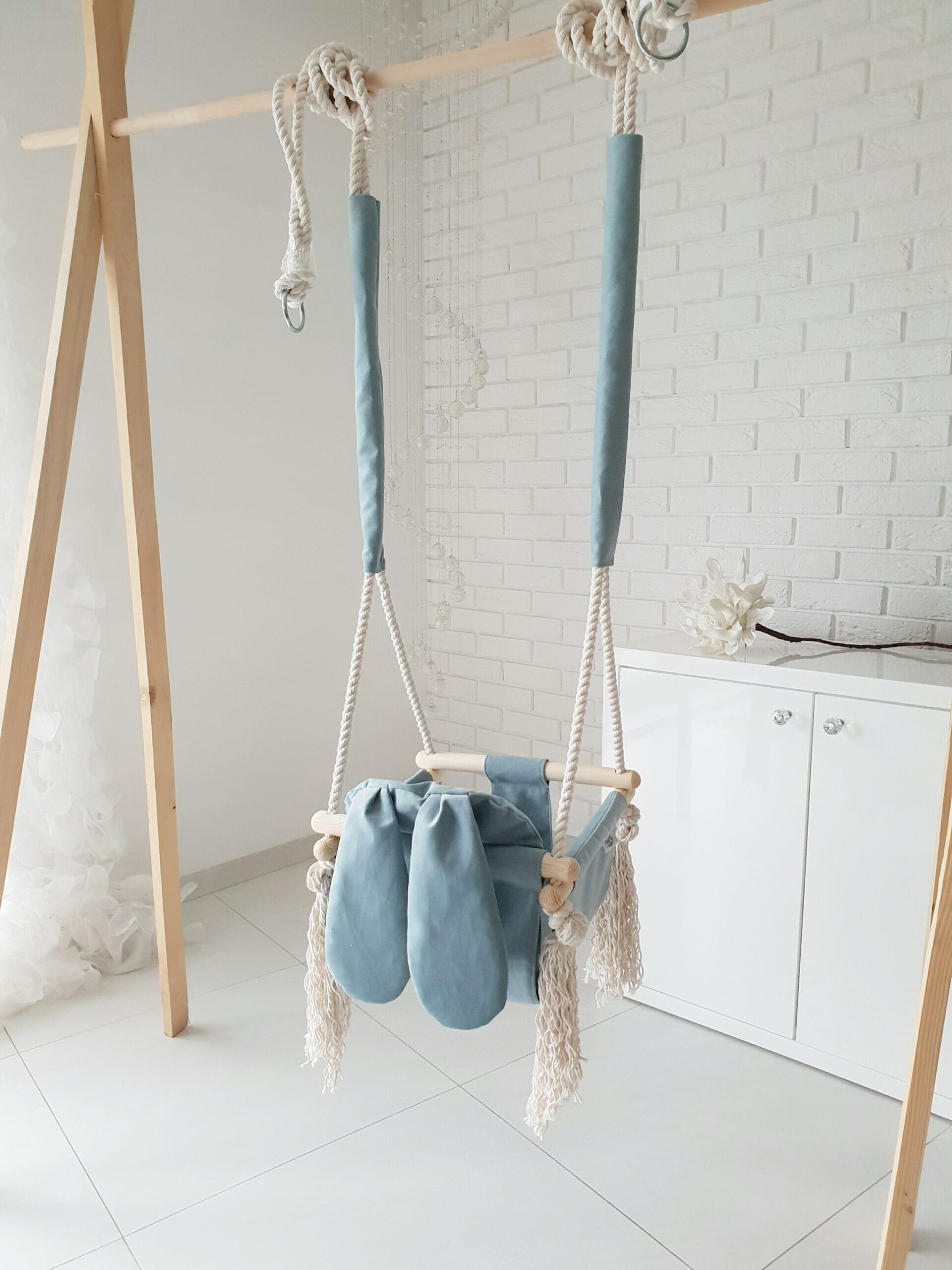 Κούνια ξύλινη bunny ears mint - Image 9