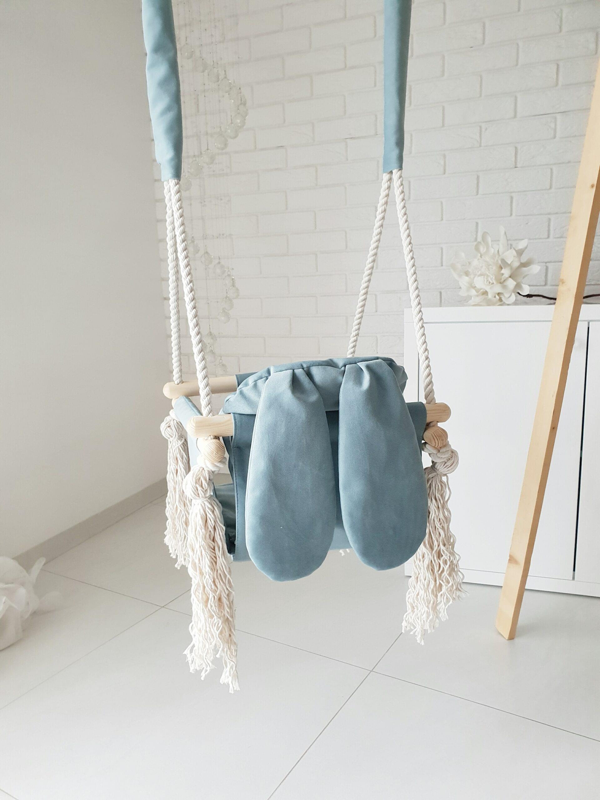 Κούνια ξύλινη bunny ears mint - Image 7