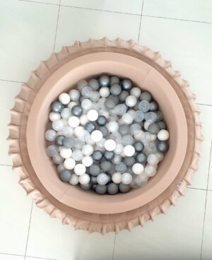 Πισίνα με μπάλες beige(white,beige)30*90 - Image 3