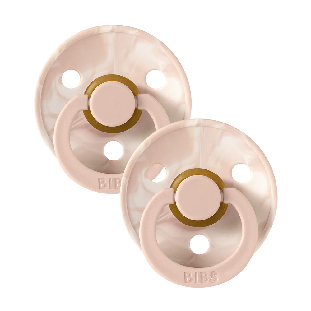 Πιπίλες Bibs Colour Tie Dye 2 Pack Blush Ivory/Blush Ivory 0-6 μηνών