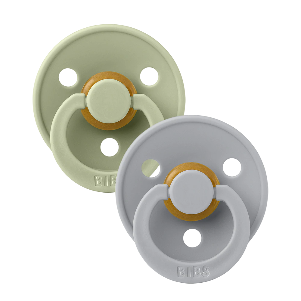 Πιπίλες Bibs Colour 2 Pack Sage/Cloud 0-6μηνών