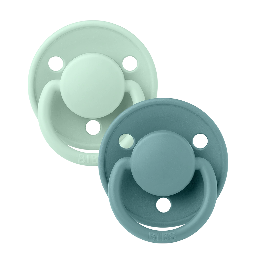 Πιπίλες Bibs De Lux 2 Pack Nordic Mint/Island Sea 6-18 μηνών