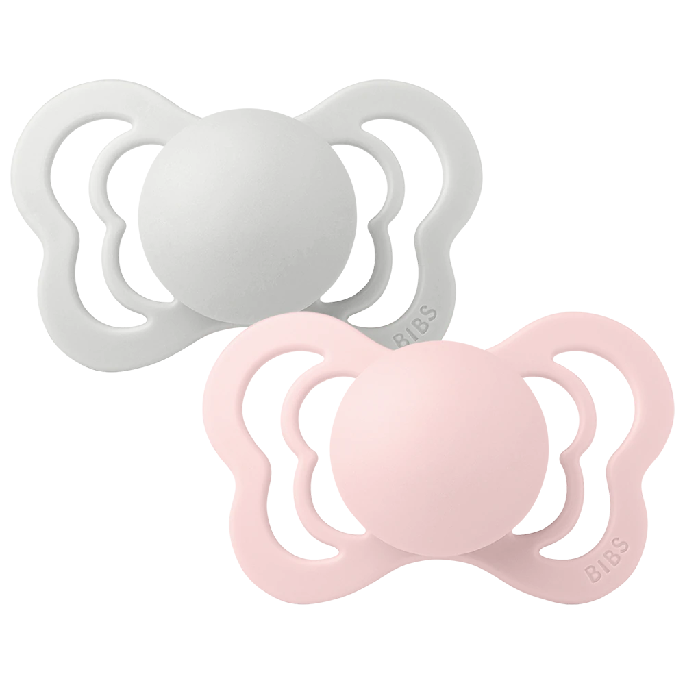 Πιπίλα Bibs Couture Σιλικόνης 2 Pack Haze/Blossom 6-18 μηνών