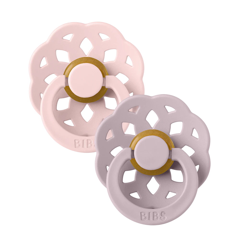 Πιπίλες Bibs Boheme 2 Pack Blossom/Dusky Lilac 6-18 μηνών