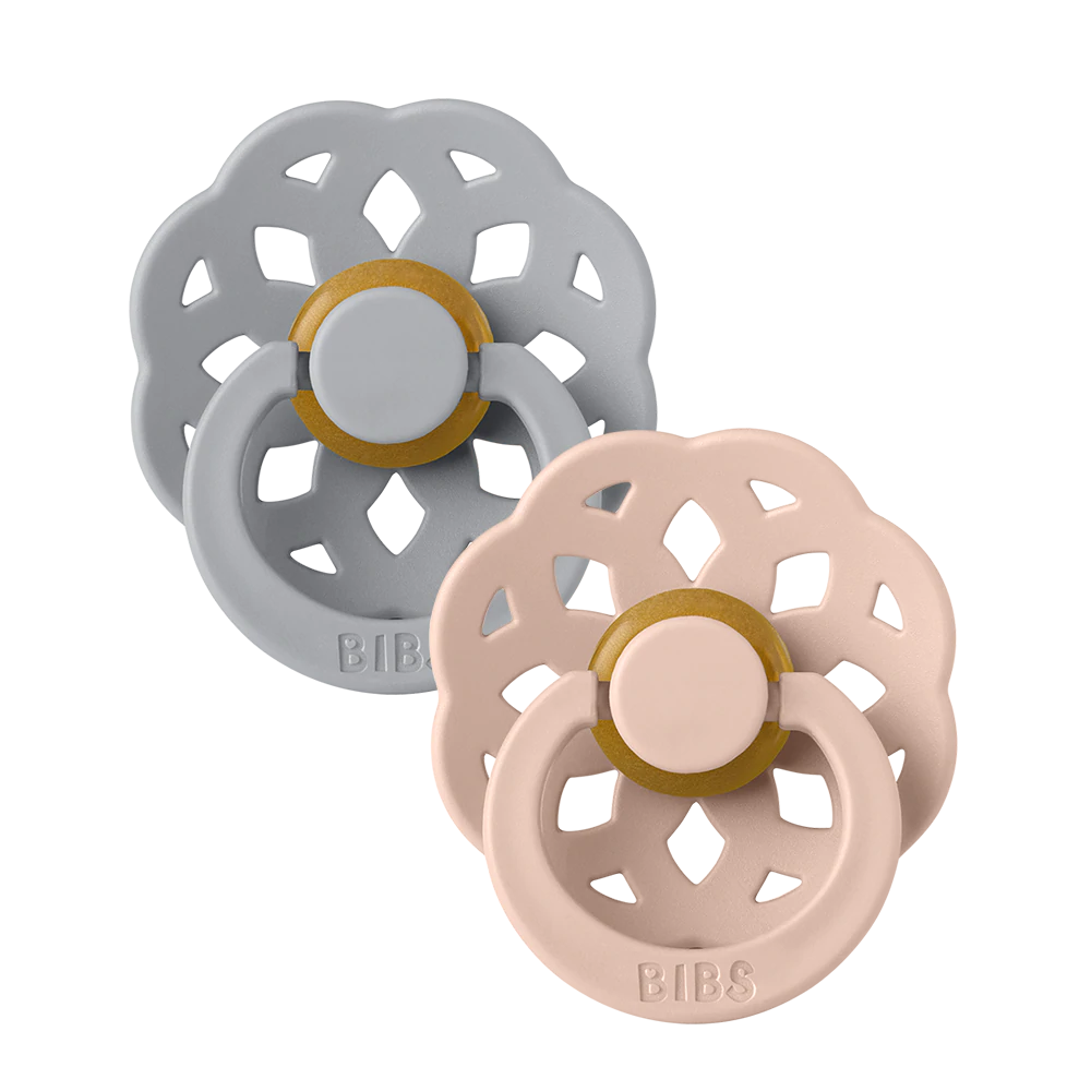 Πιπίλες Bibs Boheme 2 Pack Cloud/Blush 6-18 μηνών