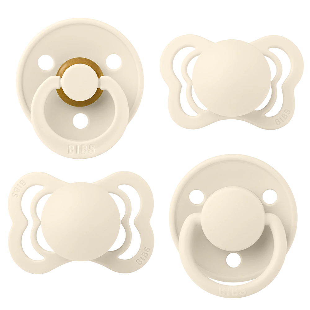 Πιπίλες Bibs Try It Collection Ivory