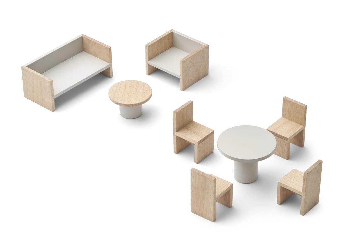 Ξύλινα Έπιπλα Σαλονιού Sandy Liewood