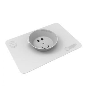 AntiSlip Bowl Matchstick Monkey Cool Grey