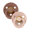 Πιπίλες Bibs Colour 2 Pack Woodchuck/Blush 0-6 μηνών