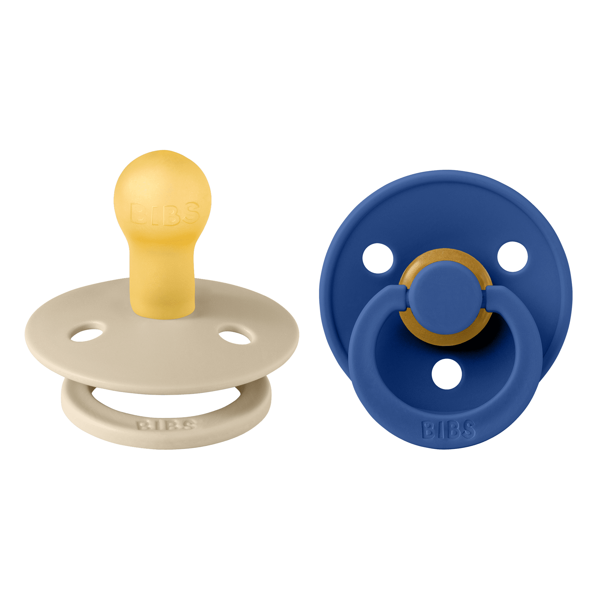 BIBS ΠΙΠΙΛΕΣ COLOUR 2 PACK No 1 – VANILLA/CORNFLOWER