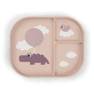 Done By Deer Πιάτο με Χωρίσματα Happy Clouds Powder