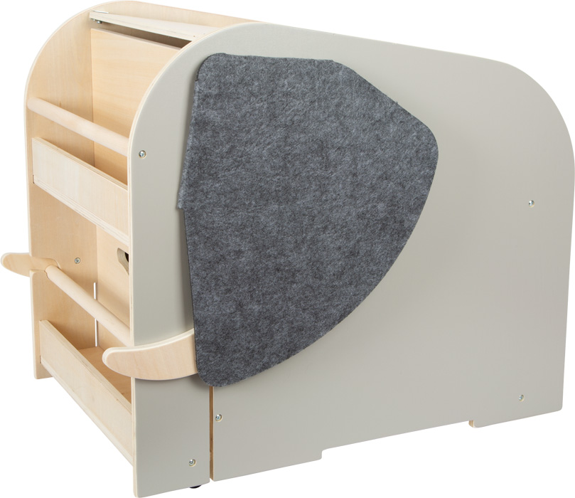 Κουτί παιχνιδιών ελέφαντας με κάθισμα και ρόδες "Wildlife" Small Foot - Image 5