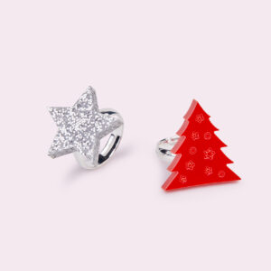 Christmas Red Tree Rings