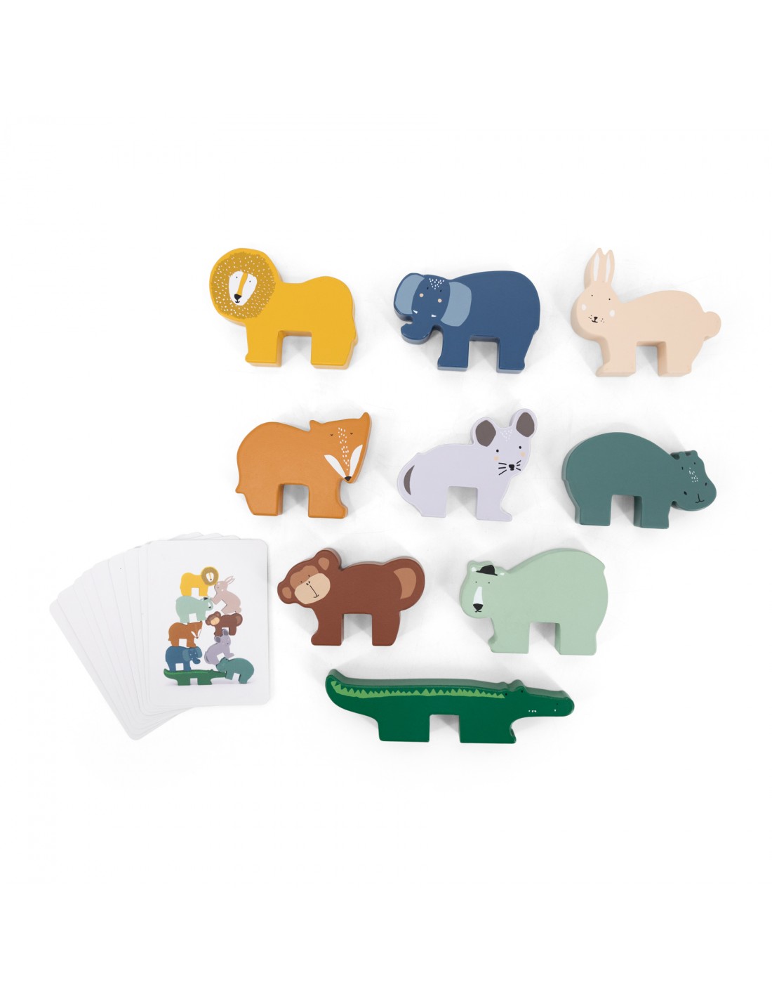 Trixie WOODEN ANIMAL STACKING GAME - Image 3