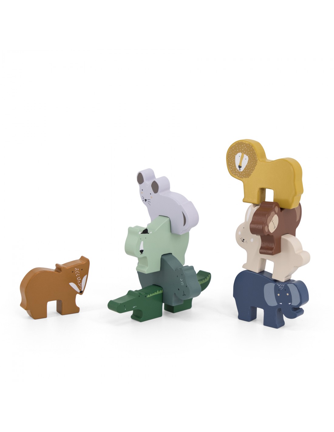Trixie WOODEN ANIMAL STACKING GAME - Image 4