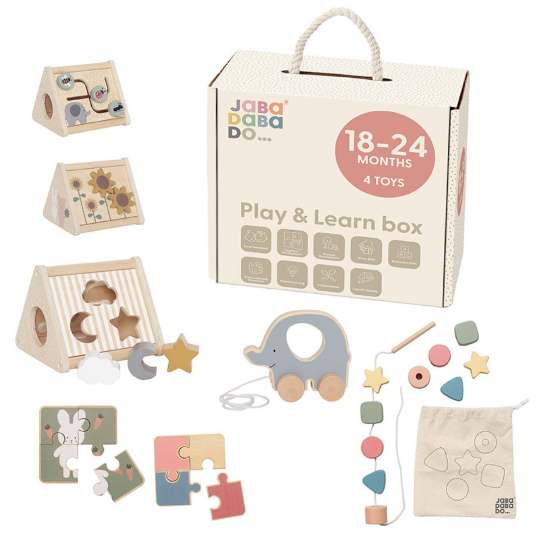 Jabadabado Κουτί Play and Learn για 18-24 μηνών