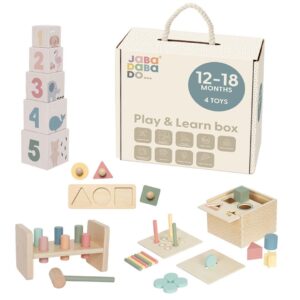 Jabadabado Κουτί Play and Learn για 12-18 μηνών