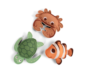 FILIBABBA NEOPRENE BATH TOYS UNDER THE SEA