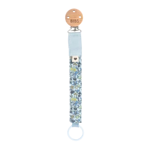 ΚΛΙΠ ΠΙΠΙΛΑΣ BIBS x LIBERTY – Chamomile Lawn Baby Blue