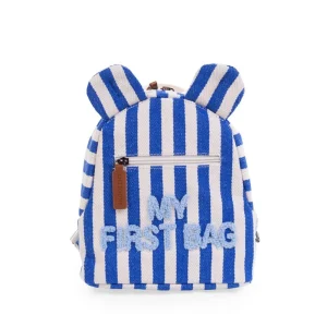 Σακίδιο Πλάτης Kids My First Bag Stripes Electric Blue Light Blue