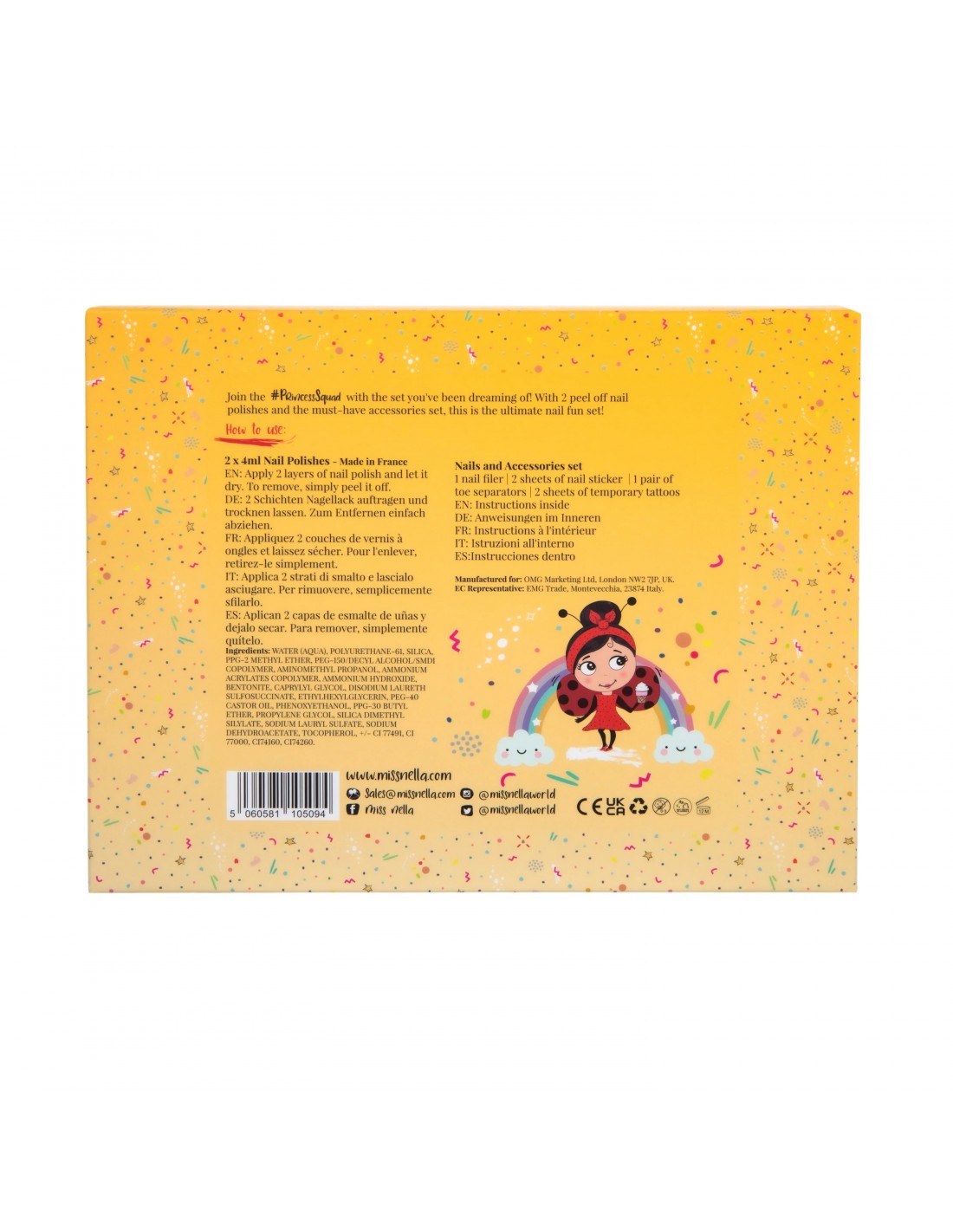 GLITTER MANICUTE SET Miss Nella - Image 3