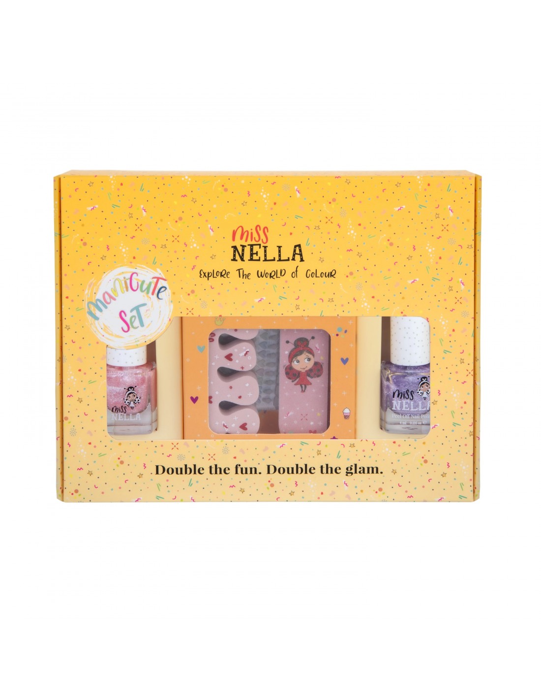 GLITTER MANICUTE SET Miss Nella
