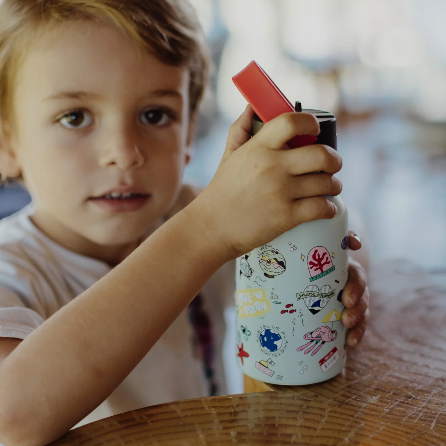 Hello Hossy Παγούρι θερμός Ocean Lover 350ml - Image 2