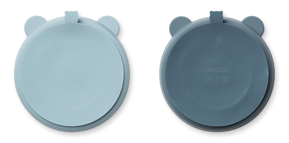 Πιάτα Σιλικόνης Με Χωρίσματα Liewood Stacy Blue - Image 4