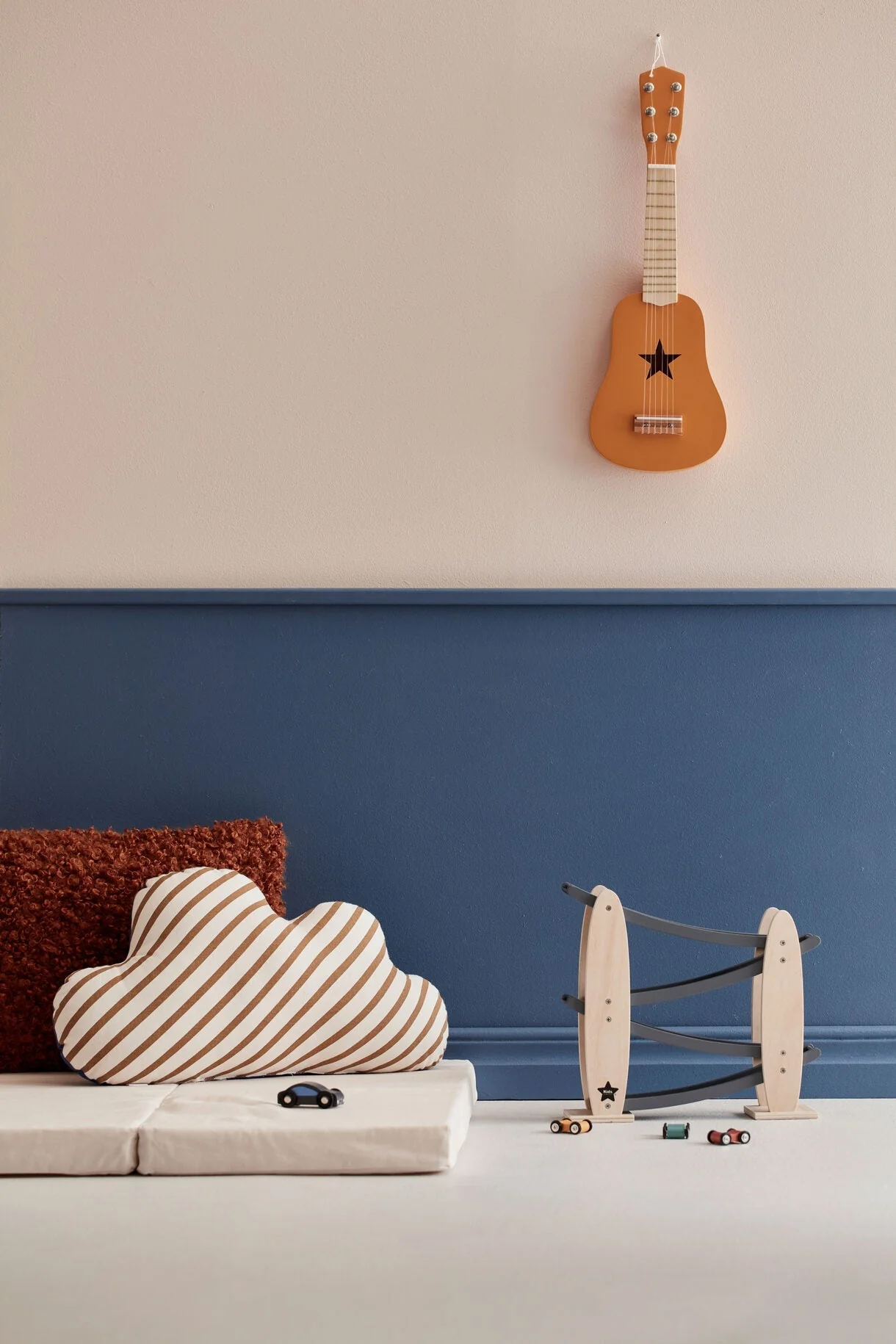 Ξύλινη διαδρομή για αυτοκινητάκια AIDEN (φυσικό-γκρι) KIDS CONCEPT - Image 2