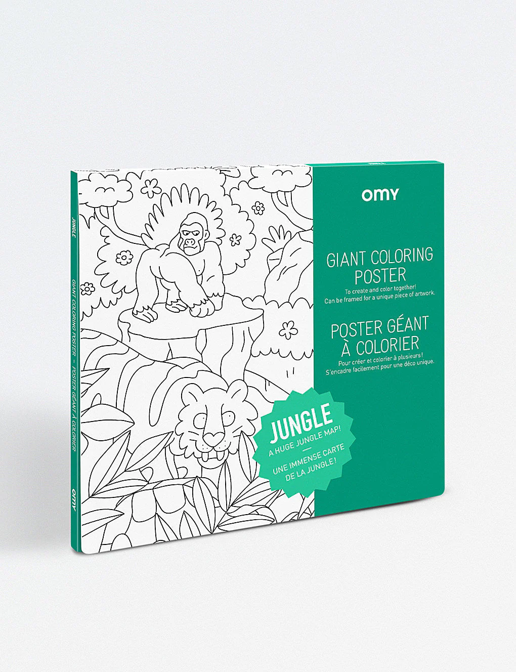 Αφίσα γίγας για ζωγραφική Ζούγκλα OMY