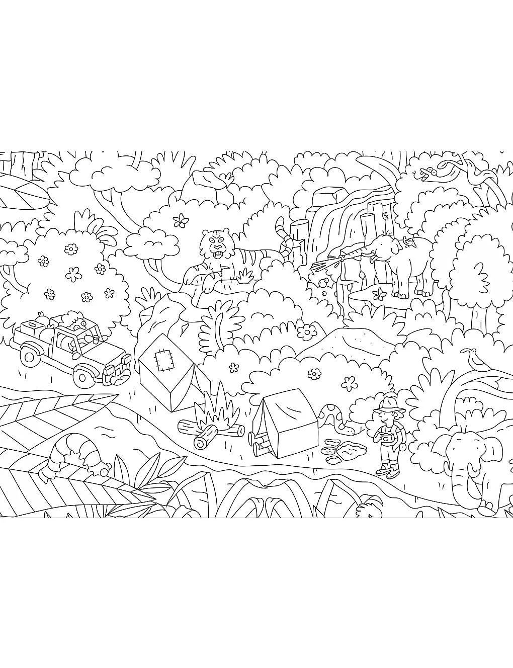 Αφίσα γίγας για ζωγραφική Ζούγκλα OMY - Image 3