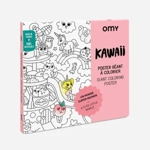 Αφίσα γίγας για ζωγραφική Kawaii OMY