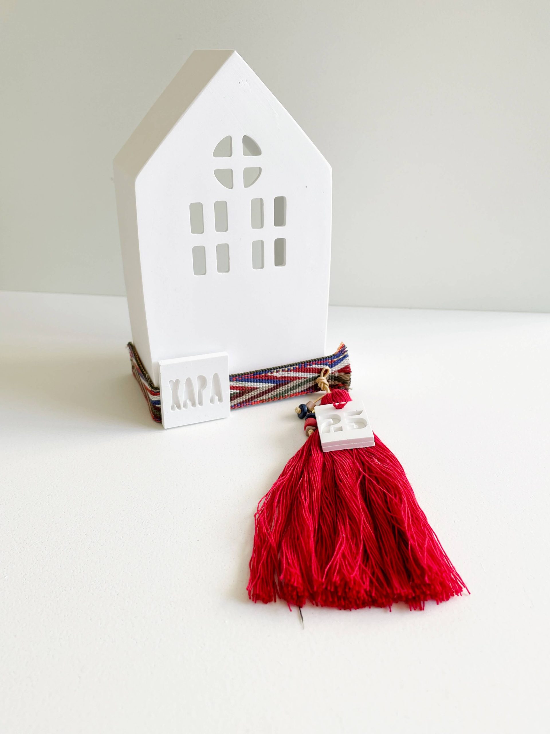 Αρωματικό Σπιτάκι 3D Ρεσώ Μεγάλο Νήμα Κόκκινο