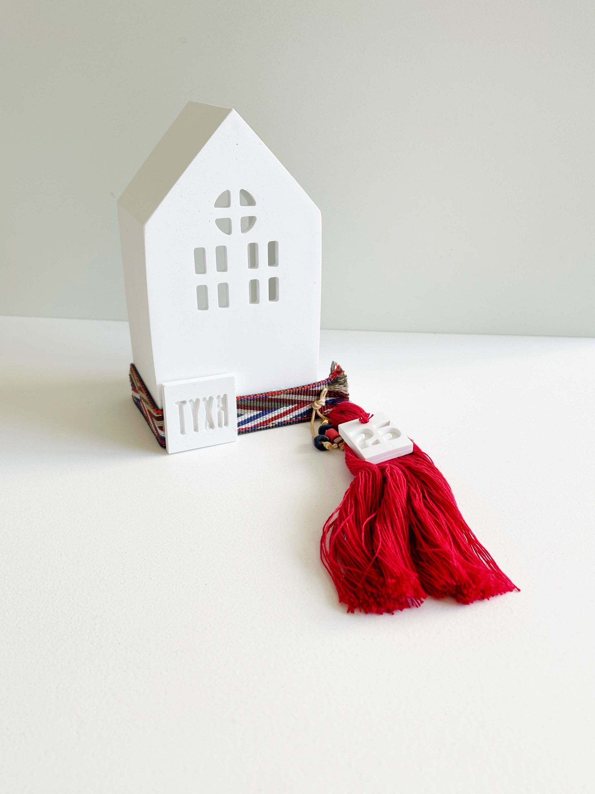 Αρωματικό Σπιτάκι 3D Ρεσώ Μεσαίο Νήμα Κόκκινο