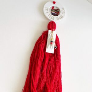 Αρωματικό Γούρι Κύκλος Με Ευχές  Νήμα Κόκκινο