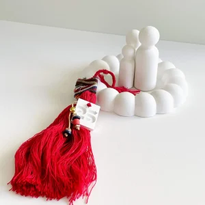 Αρωματικό Δισκάκι Με Οικογένεια  Νήμα Κόκκινο