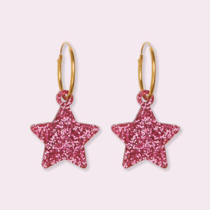 Mini Cools Amethyst Star Earrings