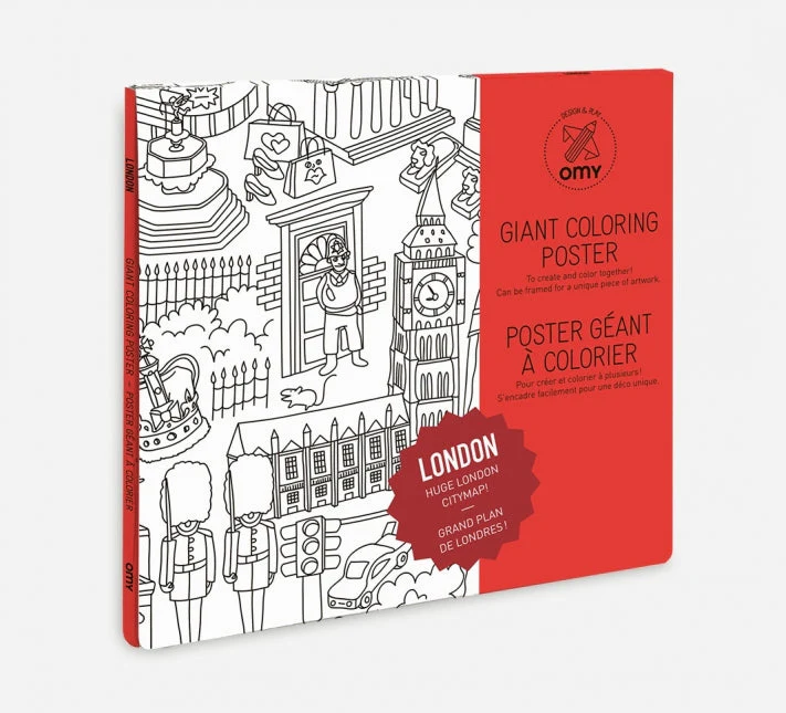 Αφίσα γίγας για ζωγραφική Λονδίνο OMY