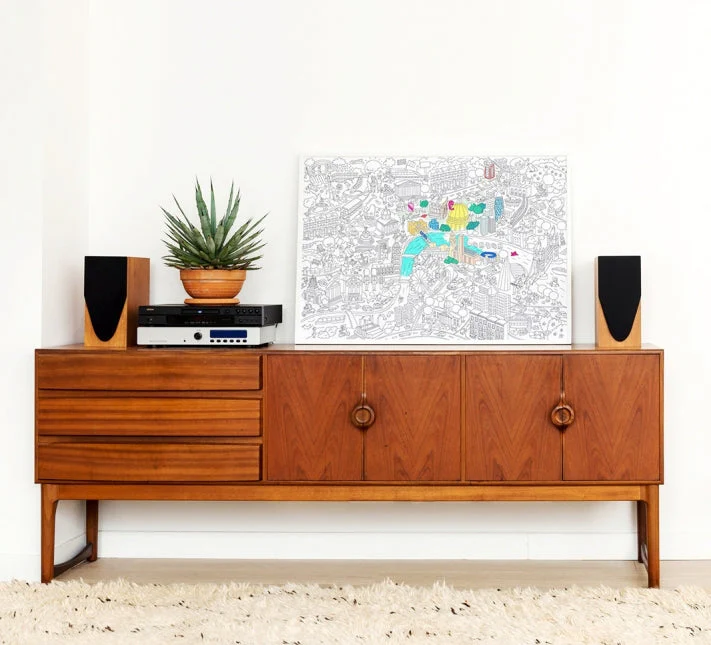 Αφίσα γίγας για ζωγραφική Λονδίνο OMY - Image 3