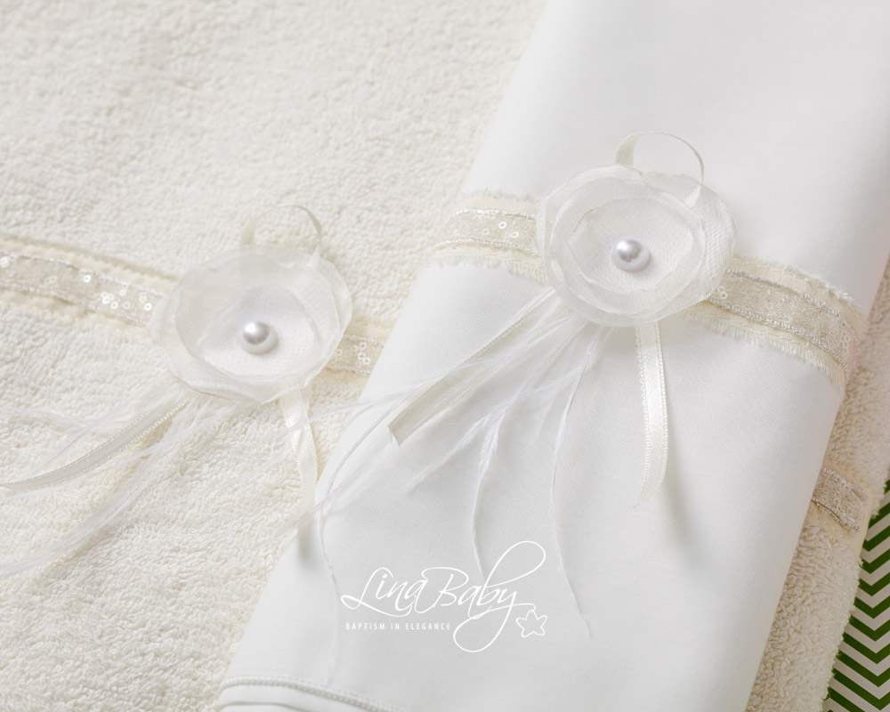 Λαδόπανα Βάπτισης Lina Baby Έρικα - Image 2