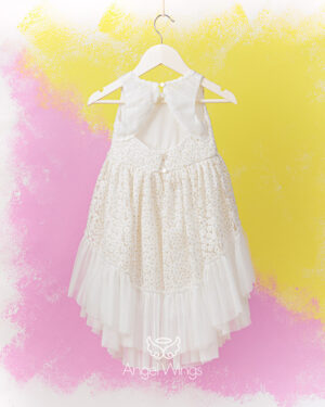 Βαπτιστικό Φόρεμα SS25 MARGARET Angel Wings - Image 3