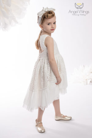Βαπτιστικό Φόρεμα SS25 MARGARET Angel Wings - Image 7