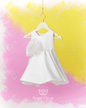 Βαπτιστικό Φόρεμα SS25 AMELIE Angel Wings - Image 2