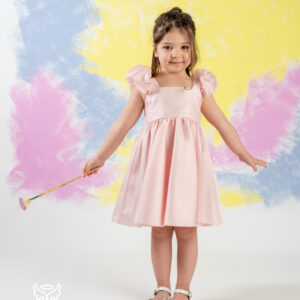 Βαπτιστικό Φόρεμα SS25 BRIGITTE pink Angel Wings