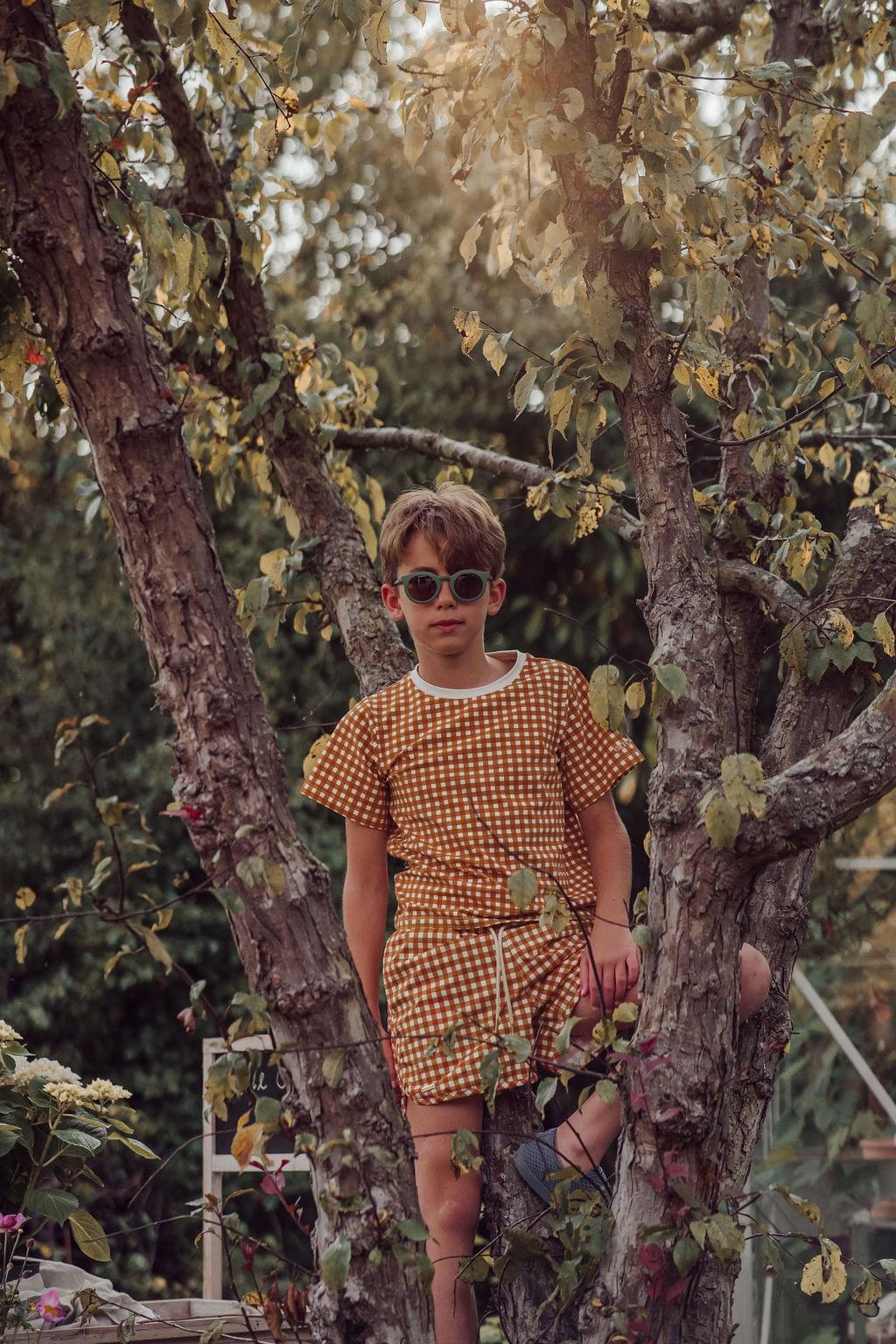 Εύκαμπτα γυαλιά ηλίου Grech And Co 9-14Y Fog-Tort - Image 2