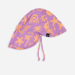 Καπέλο Βρεφικό Θαλάσσης Beach&Bandits TROPICAL VIBES VIOLET(UPF50+)