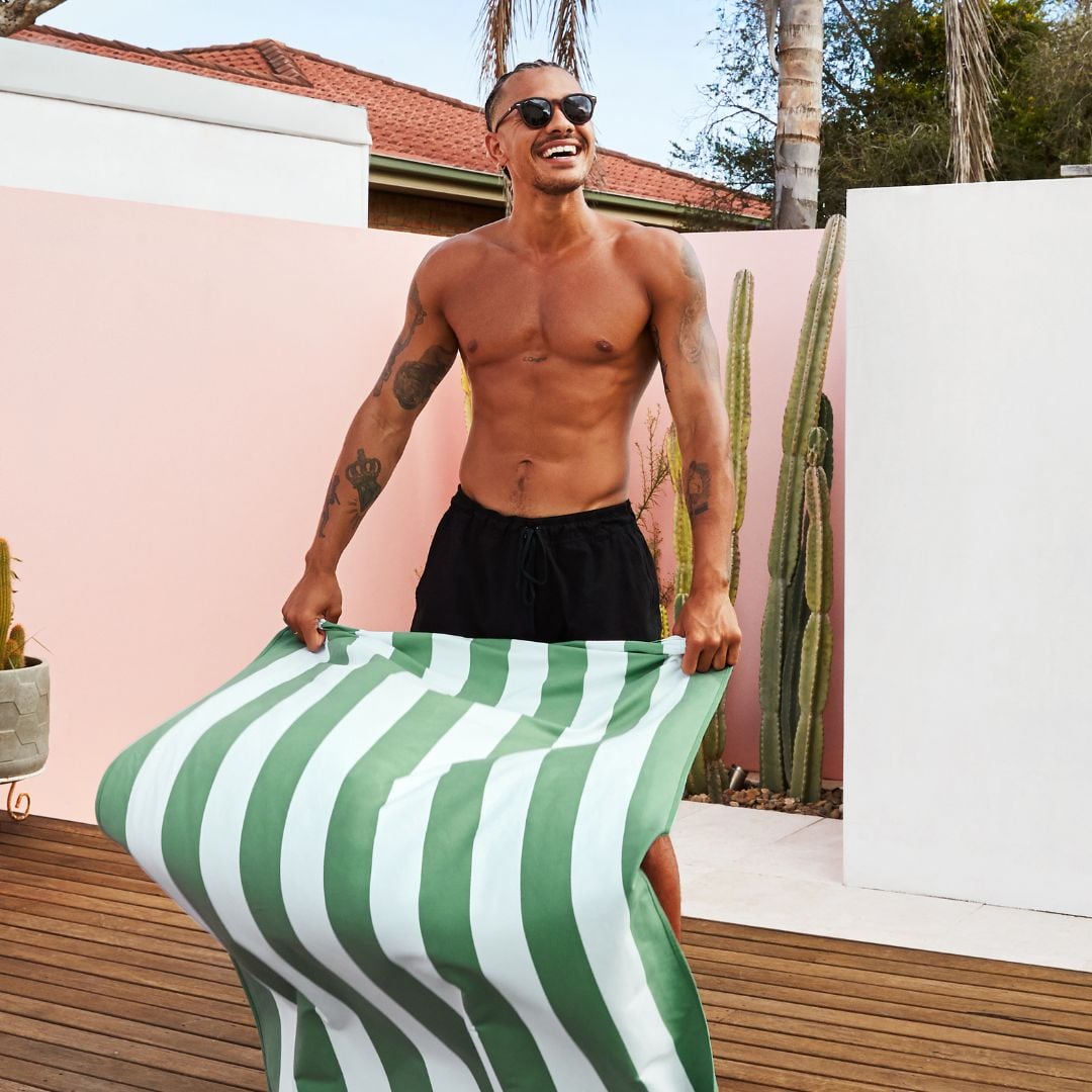 Dock & Bay Πετσέτα θαλάσσης Quickdry Cayman Olive Microfiber ΧL(200x90εκ.) - Image 2