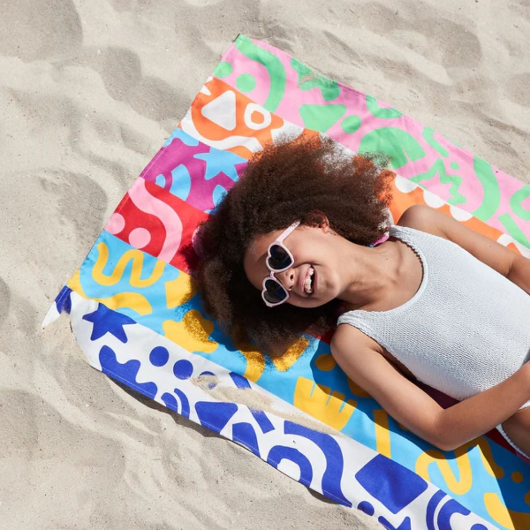 Dock & Bay Παιδική πετσέτα θαλάσσης Power of Positivity Microfiber 130x70 εκ - Image 3