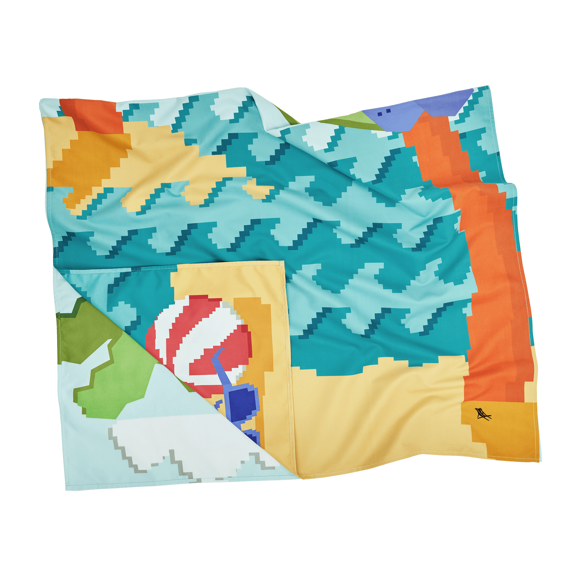 Dock & Bay Παιδική πετσέτα θαλάσσης Build A Beach Microfiber 130x70 εκ - Image 7