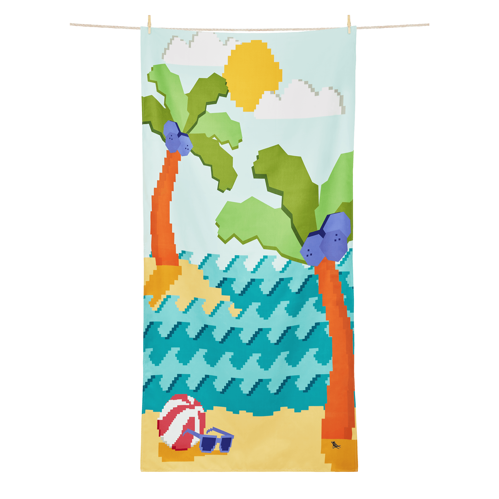 Dock & Bay Παιδική πετσέτα θαλάσσης Build A Beach Microfiber 130x70 εκ - Image 4